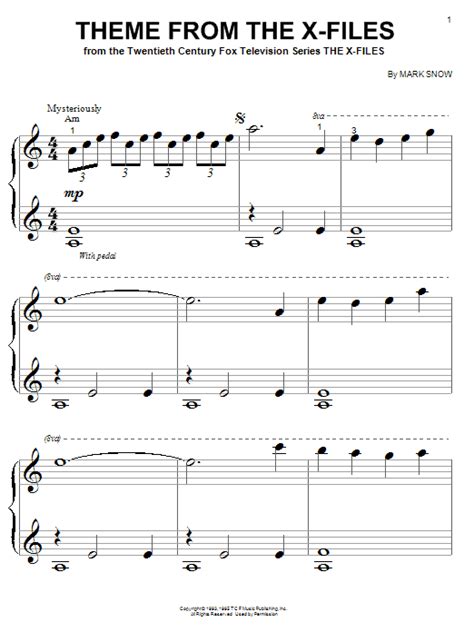 Theme From The X-Files | Sheet Music Direct