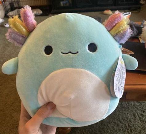 Squishmallow 8 Irina The Blue Axolotl Nwt 2021 Sealife Squad Stuffed