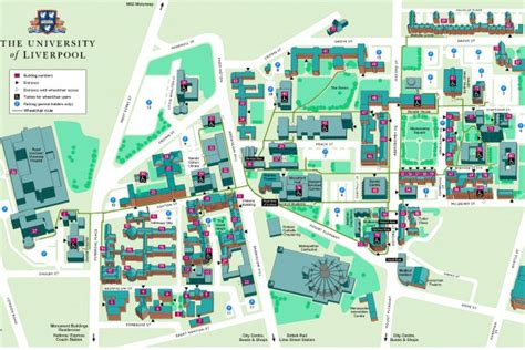 University Of Liverpool Map