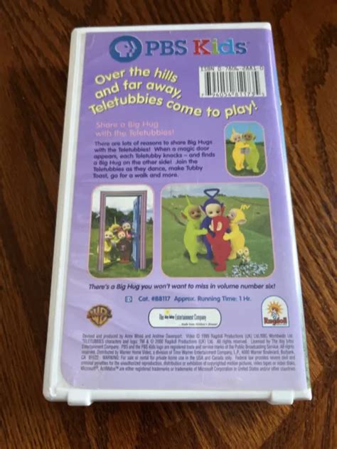 Teletubbies Big Hug Vhs 2000 Pbs Kids Clam Shell Eur 1458