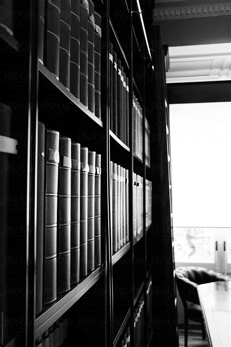 "Bookshelves In Library" by Stocksy Contributor "Guille Faingold" - Stocksy