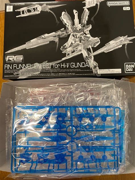 RG 1 144 FIN FUNNEL EFFECT for Hi ν GUNDAM 興趣及遊戲 玩具 遊戲類 Carousell