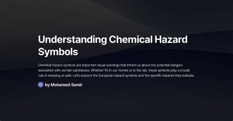 Understanding Chemical Hazard Symbols