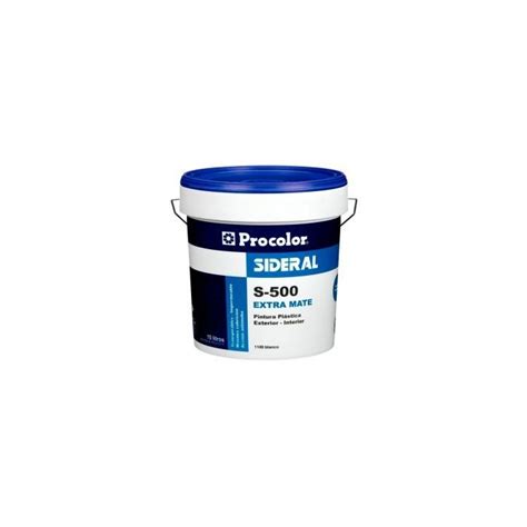 Pintura Sideral Mate S 500 Blanco 15 Lt Almacenes Iberia