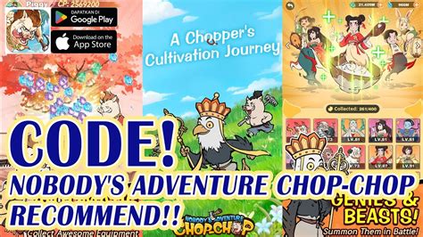 Nobody S Adventure Chop Chop Giftcodes Redeem Code How To