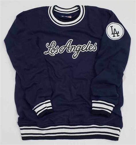 Suéter cerrado Los Ángeles Dodgers Sudadera LA Unitalla SM azul