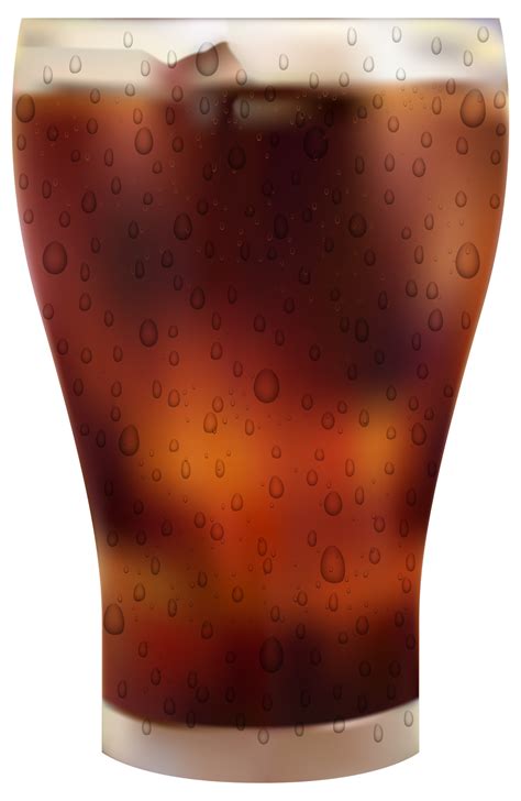 Cola Glas Mit Eis 18107400 PNG