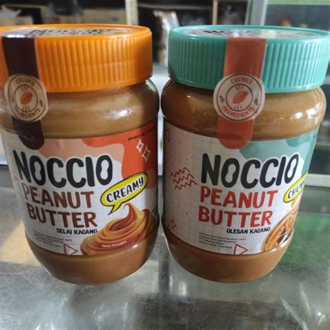 Jual Noccio Peanut Butter Selai Kacang 500 Gram Shopee Indonesia