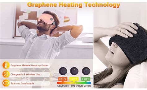 Graphene Times Wireless Heated Eye Mask Rechargeable