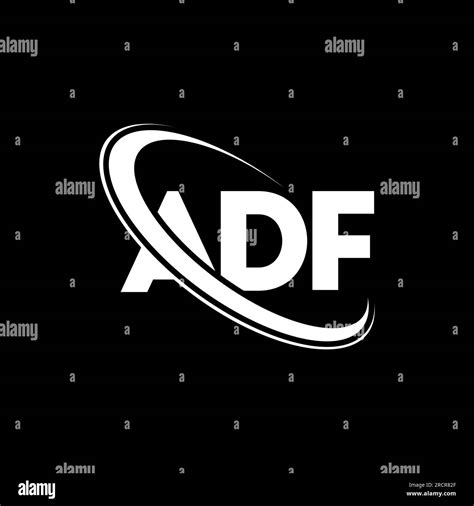 Adf Logo Adf Letter Adf Letter Logo Design Initials Adf Logo Linked