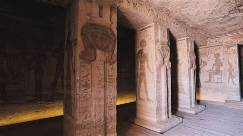 Interior Statues Of Abu Simbel Temple In Egypt 23165849 Stock Video at ...