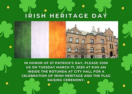 Irish Heritage Day Cancelled – City of Brockton