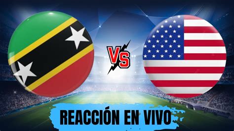 San Cristobal Y Nieves Vs Estados Unidos En Vivocopa De Oro Palabra