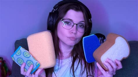 Asmr Most Requested Sponge Triggers With Sponge Destruction Youtube