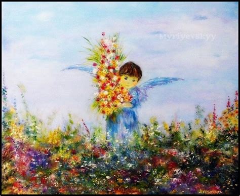 Cute Baby Angels Paintings