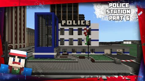 Minecraft Police Station Schematic