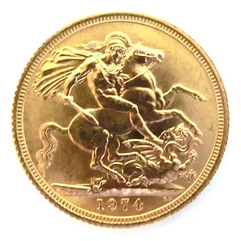 1 Pfund Sovereign Elisabeth Diadem Goldmünze neue Prägung ab 1998