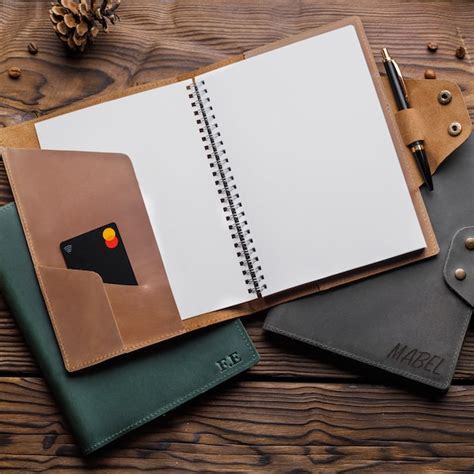 Leather Notepad Etsy