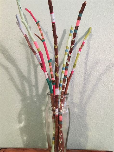 Driftwood Sticks Hand Painted Palos Pintados Ramas Pintadas Arte