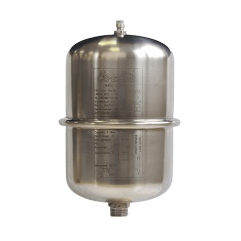 Elbi Hx2 2 Litre Vertical Accumulator Pressure Vessel Stainless Steel