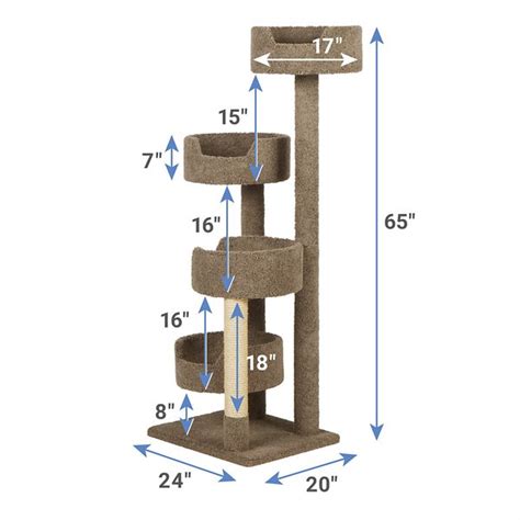 Welcome to our online store | Sale Frisco 65-in Real Carpet Wooden Cat Tree on sale