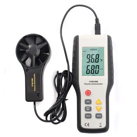 HT 9819 LCD Digital Anemometer Wind Speed Meter Measurement Wind Device