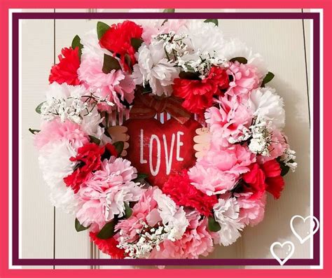 Easy Valentines Day Wreath Diy ️ Dollar Tree ️ Valentine Day Wreaths