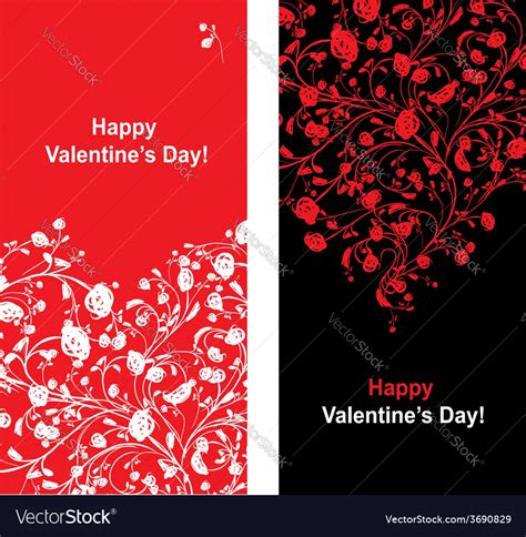 Valentine card with heart shape for your design Vector Image