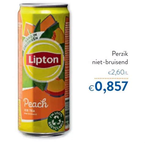 Lipton Ice Tea Perzik Niet Bruisend 33cl Promotie Bij OKay