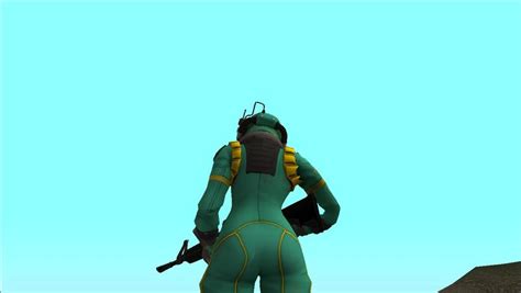 Gta San Andreas Skin Female Hazmat From Fortnite Mod