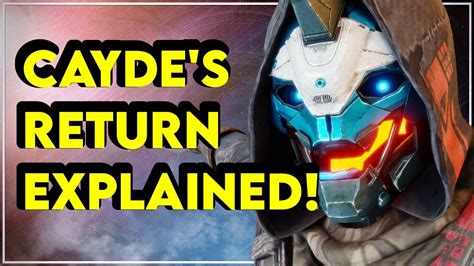 How And Why Cayde Is Returning In Final Shape Destiny Lore