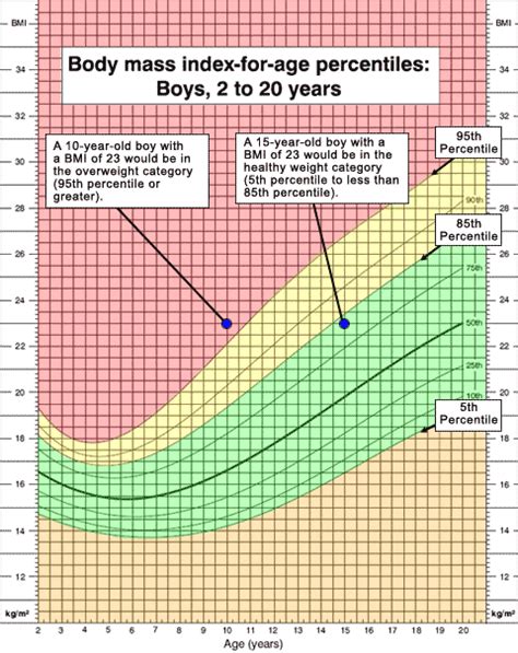 Centers for Disease Control and Prevention BMI Growth Charts | Download ...