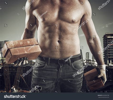 Sexy Bricklayer Stock Photo Shutterstock