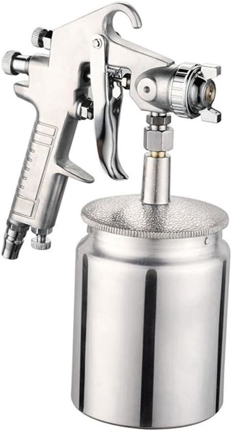 Nuzamas Suction Feed Air Spray Paint Gun Mm Stainless Nozzle Ml