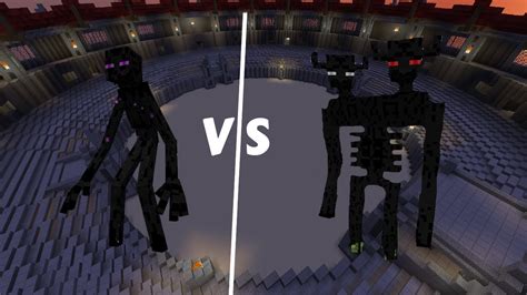 Titan Vs Mutant Enderman Minecraft Mob Battles Youtube