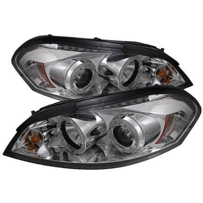 Chevrolet Impala Spyder Projector Headlights Led Halo Led Chrome