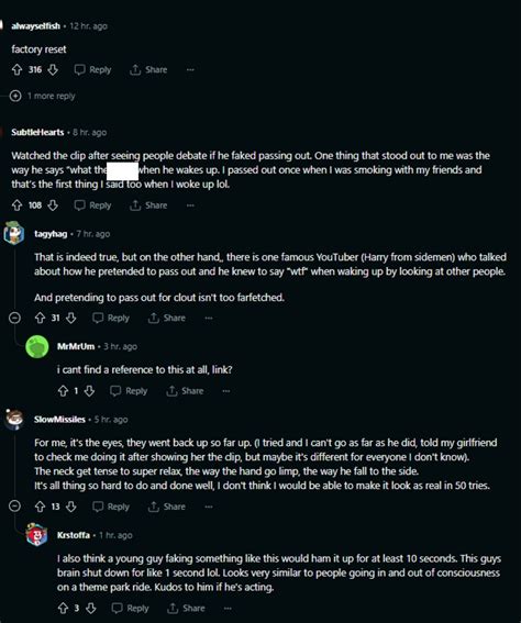 "Looks pretty real or he's an amazing actor" - Twitch streamer passing