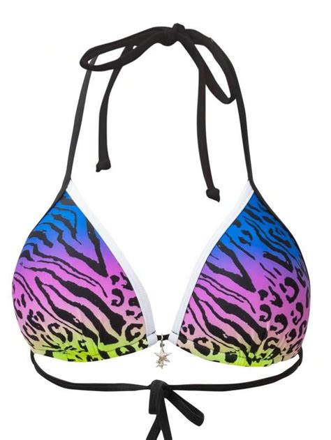 SHEIN Swim Vcay Vrouwen Duikhals Halternek Band Bikini Set Zonder Underwire SHEIN Nederland