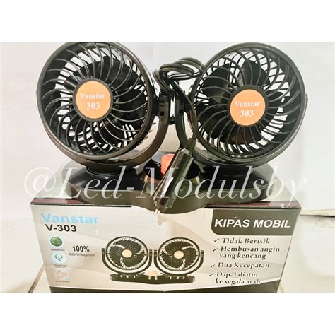 Jual Kipas Angin Mobil 12Volt DC Double Blower Fan Shopee Indonesia