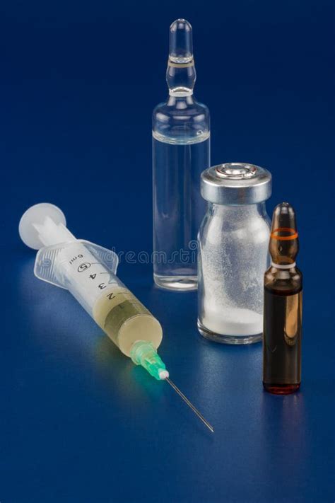 Syringe Vial And Ampoule Stock Photo Image Of Drug 42551018