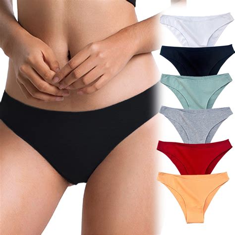 Panties For Women Pack Tummy Control Breathable Cotton Full Coverage