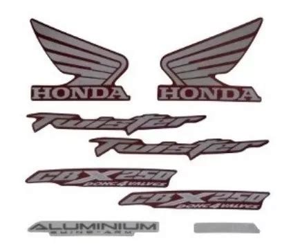 Kit Adesivos Honda Cbx 250 Twister 2006 Vermelha 697 Parcelamento Sem