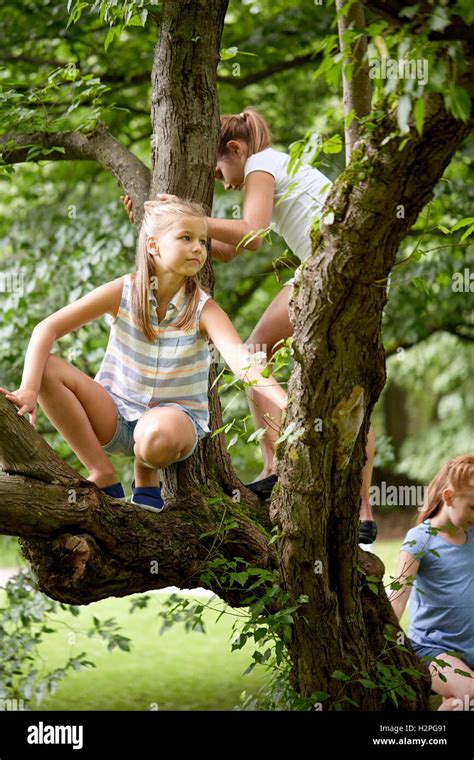 Kids Climbing Hi Res Stock Photography And Images Alamy