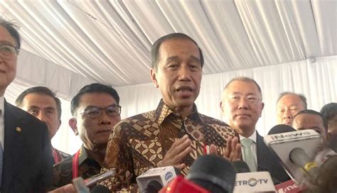 Nusabali Jokowi Resmikan Pabrik Baterai Ev Terbesar Di Asia Tenggara