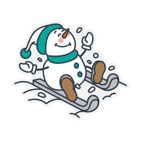 Free Customizable Snowman Stickers | DocHipo