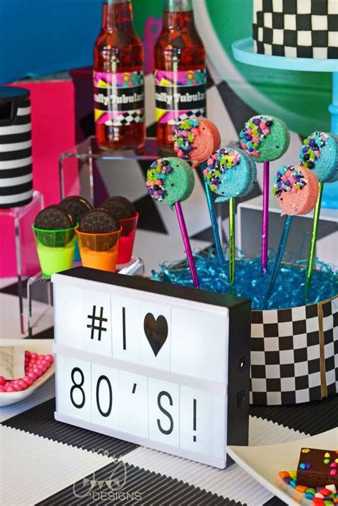 80s Eighties Decade 1980s Birthday Party Ideas Photo 14 Of 35