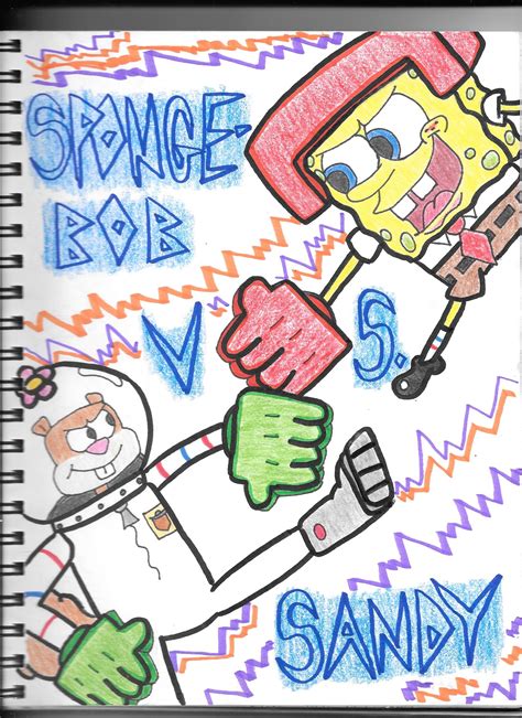 SpongeBob vs Sandy by HTsponge on DeviantArt