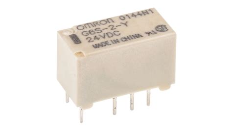 G6s 2 Y Dc24 Omron 信号继电器 G6s系列 24v 直流 2a Dpdt Pcb式 用于信号 Rs