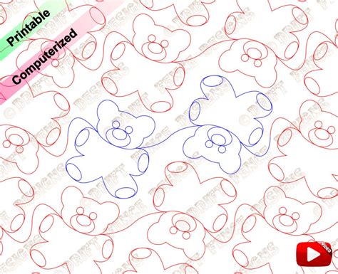 Tumbling Teddy Bears A Continuous Line Of Teddy Bears For An Edge To