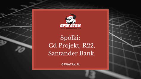 Sp Ki Cd Projekt R Santander Bank Gpw Atak Inwestycje Na Gie Dzie